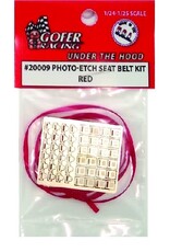 Gofer Racing Photo-Etch Seat Belt Kit - Red