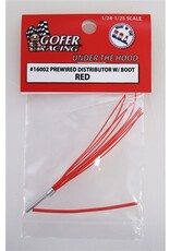 Gofer Racing Prewired Distributor With Boot - Red 1/24