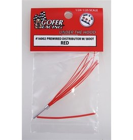 Gofer Racing Prewired Distributor With Boot - Red 1/24