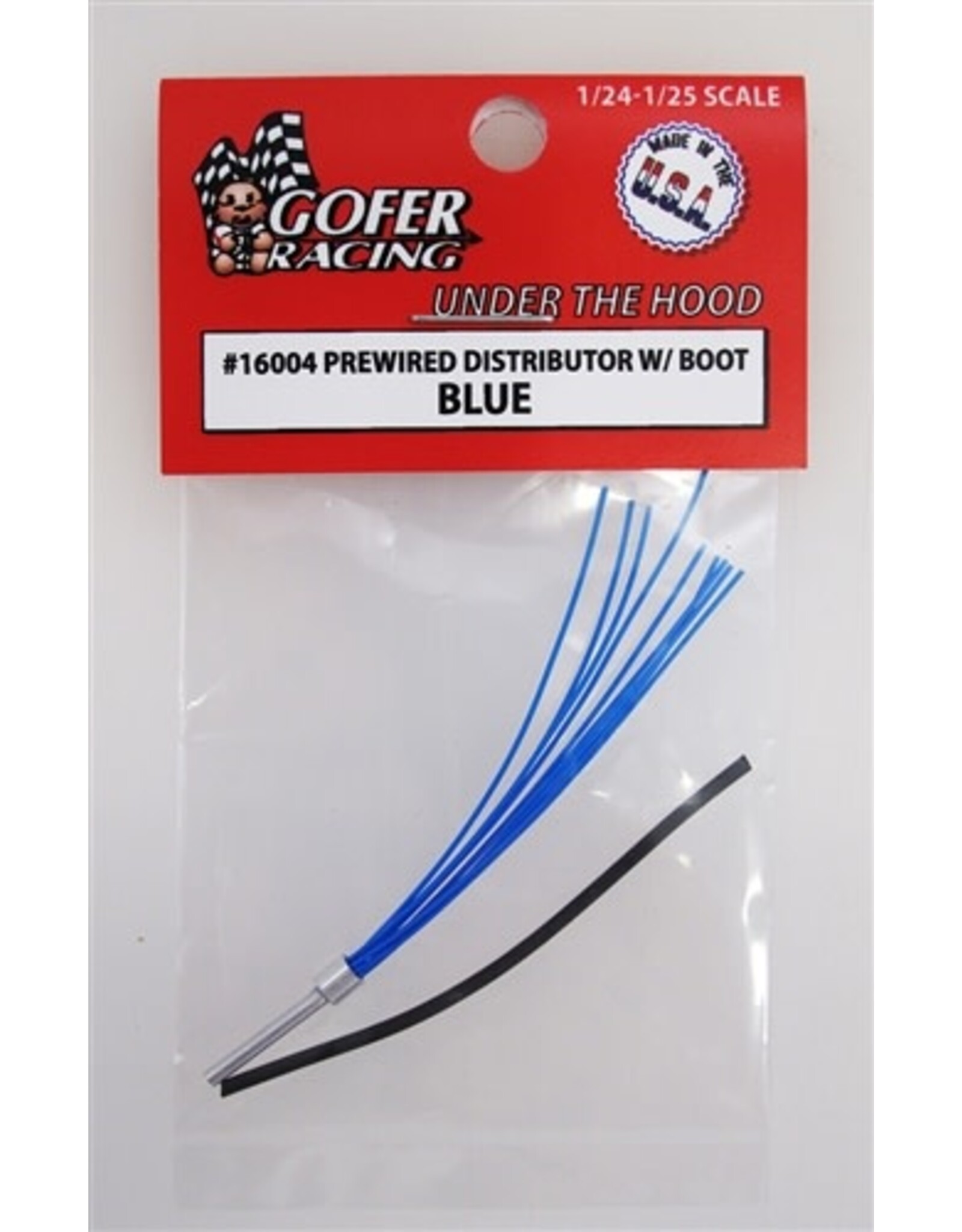 Gofer Racing Prewired Distributor With Boot - Blue 1/24