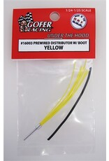Gofer Racing Prewired Distributor With Boot - Yellow 1/24
