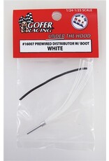 Gofer Racing Prewired Distributor With Boot - White 1/24
