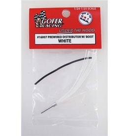 Gofer Racing Prewired Distributor With Boot - White 1/24