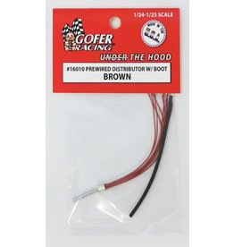 Gofer Racing Prewired Distributor with Boot - Brown 1/24
