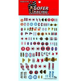 Gofer Racing Decals Sponsor sheet decals 1/24