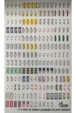 Gofer Racing Decals License plates USA/Canada decals 1/24