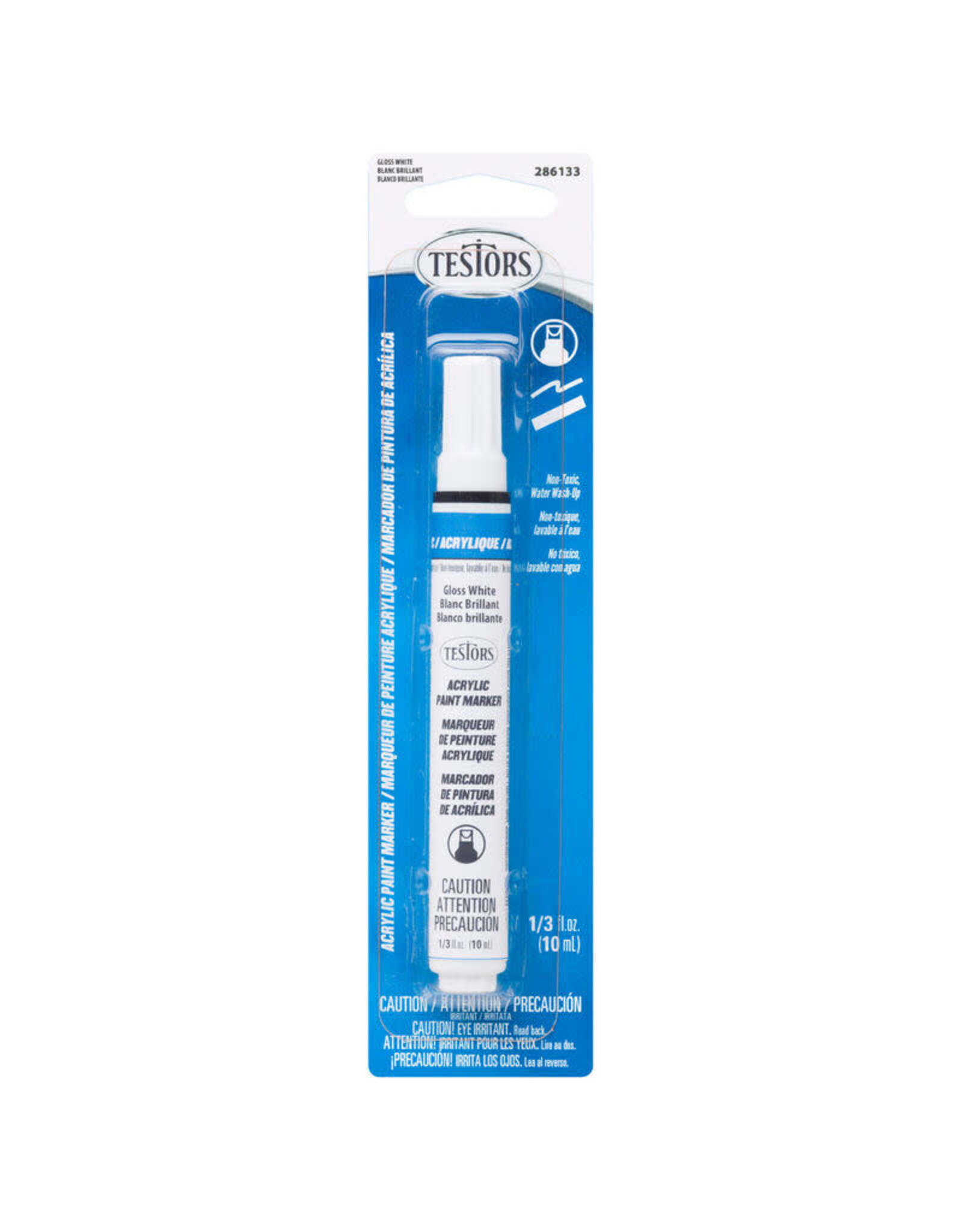 Testors Acrylic Paint Marker, Gloss White