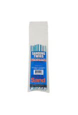 DuraSand Sanding Twigs, 20 Pieces, 120/240 Grit, Blue