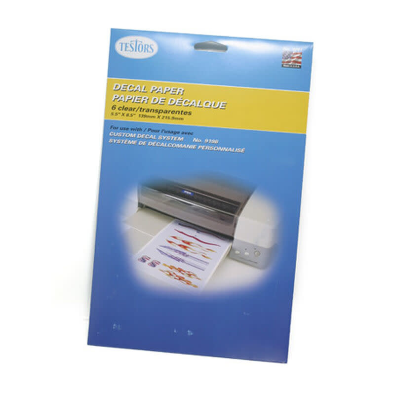 Testors Decal Paper Hobby 2000