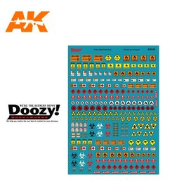 AK Interactive Doozy 1/24 Fuel Signs Decals