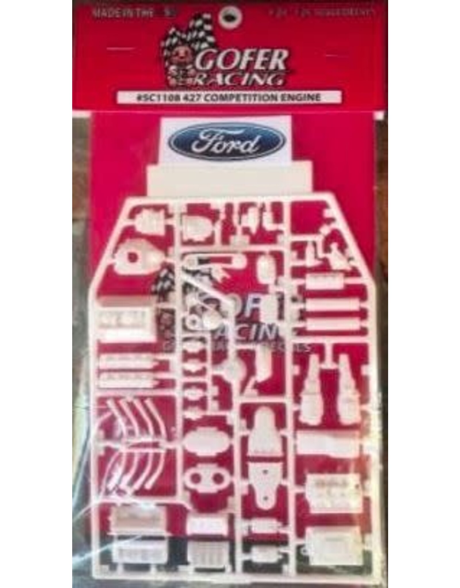 Gofer Racing Ford 427 Comp. Engine Injection Molded Plastic