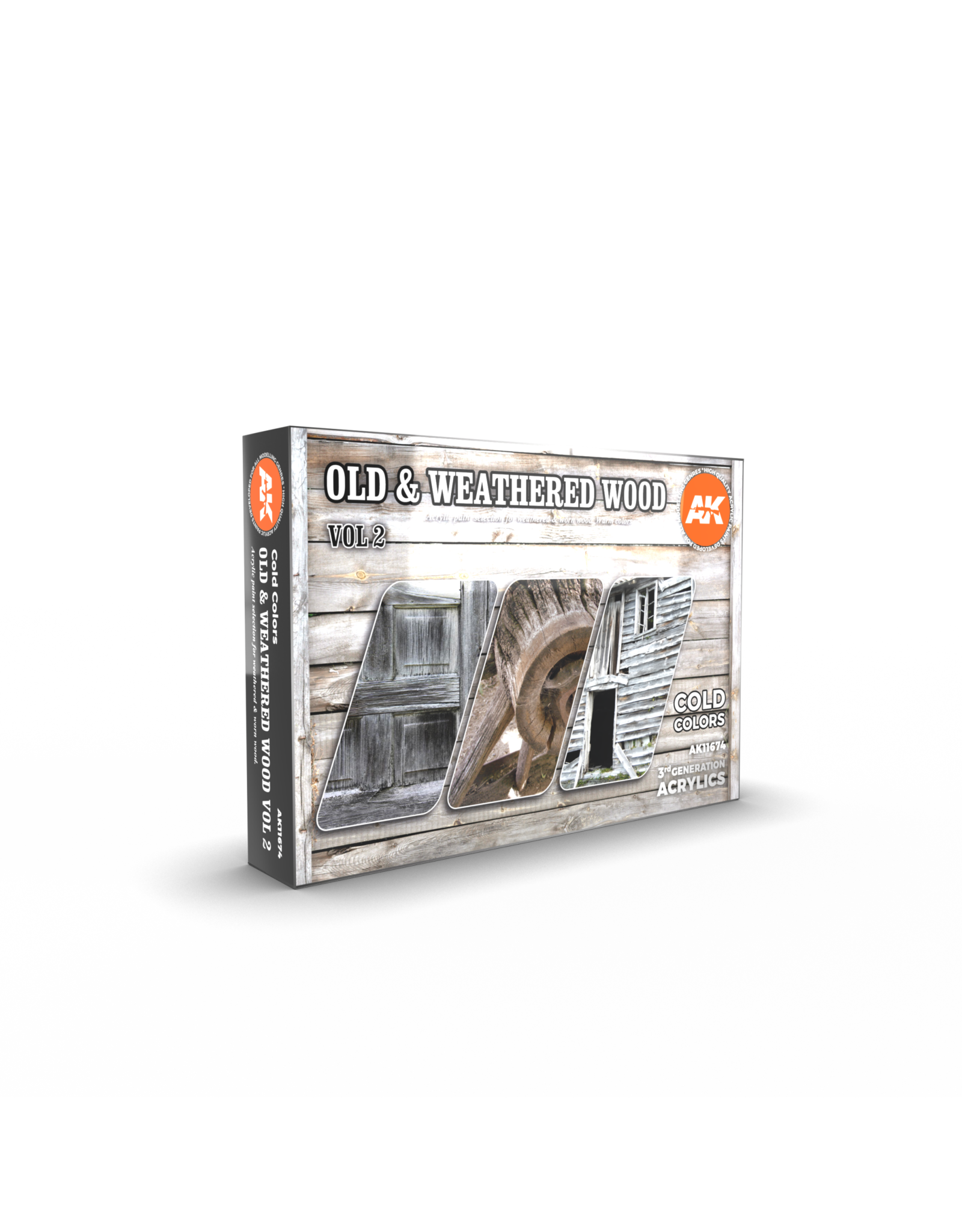 AK Interactive 3G Old & Weathered Wood Vol.2