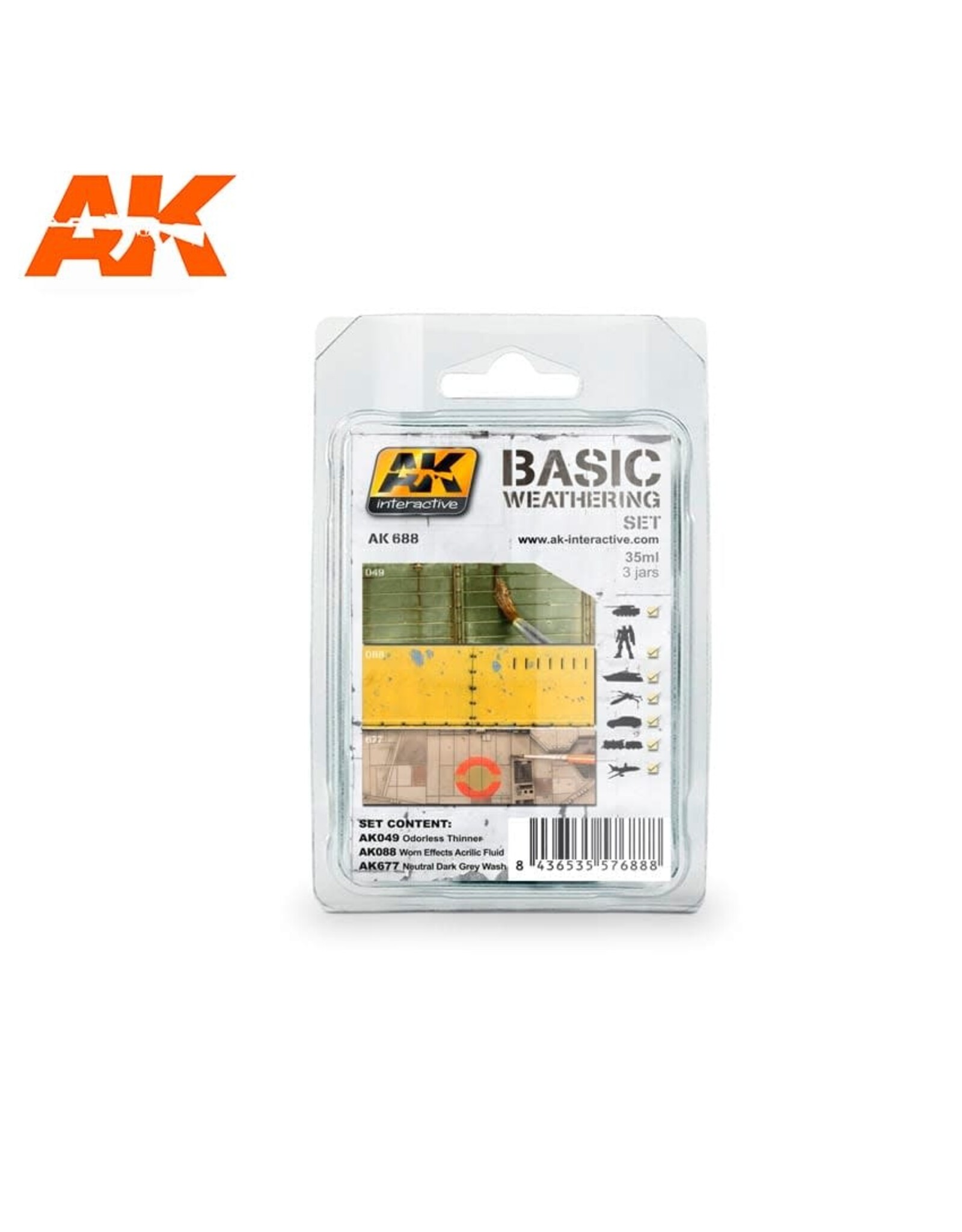 AK Interactive Basic Weathering Set