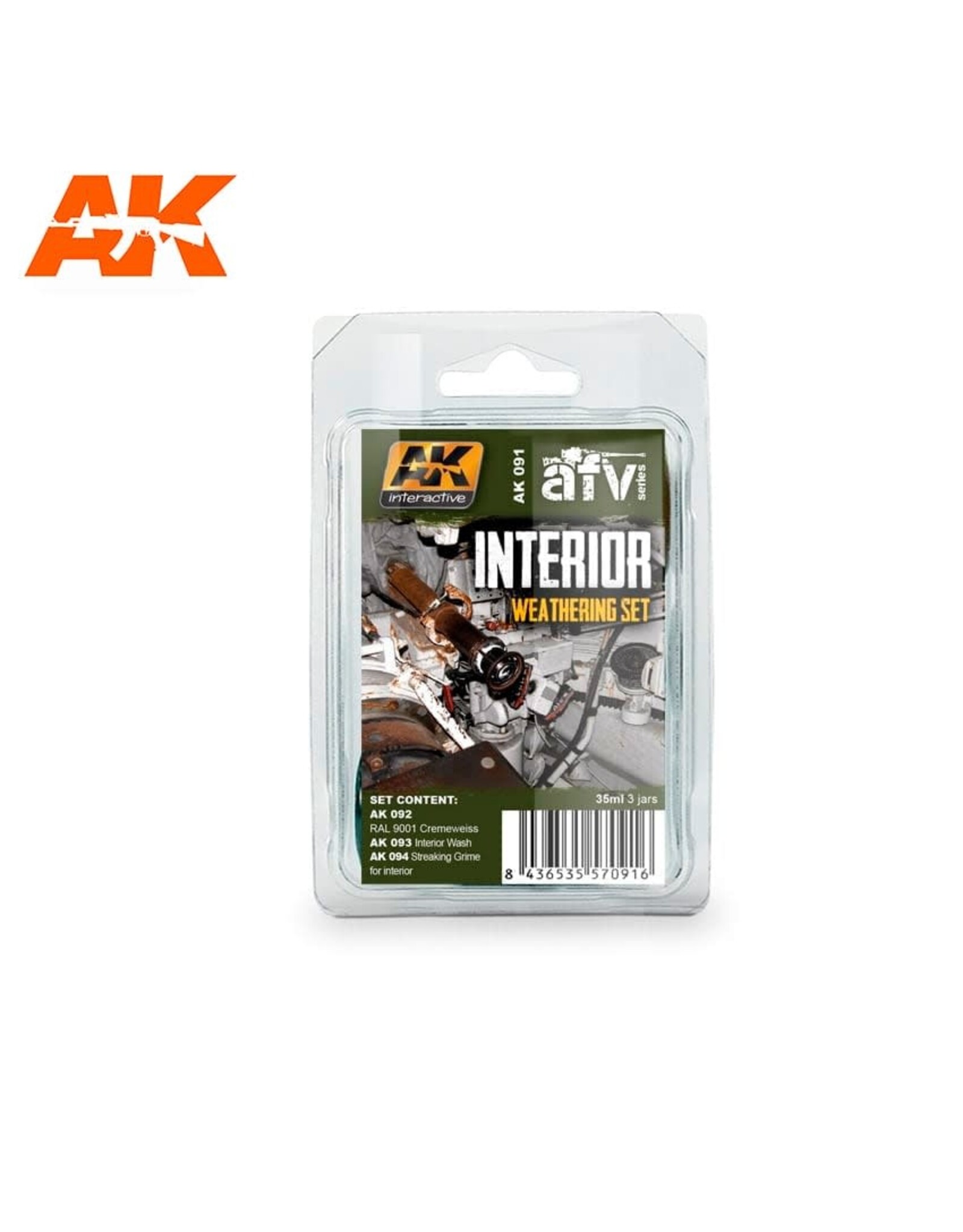 AK Interactive Interior Weathering Set