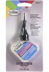 Testors Clear Parts Cement and Window Maker, 1oz