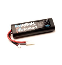 Peak Racing 4200mAh LiPo Battery, 7.4V (Tamiya Plug) 45C