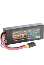 Power Hobby 5200mAh 7.4V 2S 50C LiPo Battery with Hardwired XT60 Connector w/HC Adapter