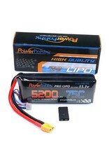 Power Hobby 3S 11.1V 5200MAH 75C Lipo Battery, w/ XT60 Plug & HC TRX Adapter