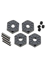 Axial Aluminum Hub Narrow 12mm Black (4)