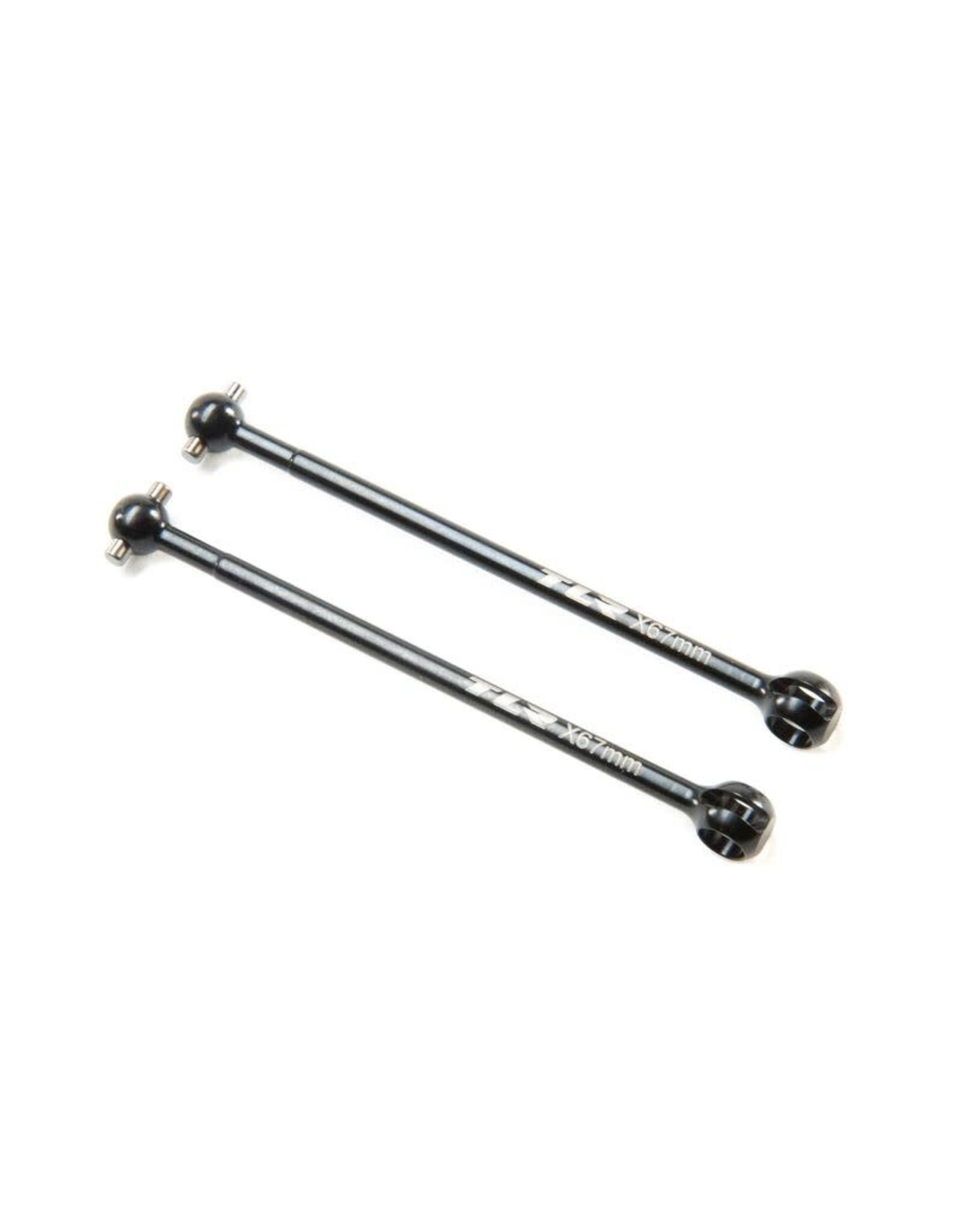 Team Losi Racing CVA Driveshaft Bone, 67mm (2): 22 3.0