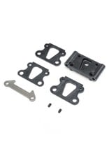 Team Losi Racing Front Pivot, w/Brace & Kick Shims: All 22