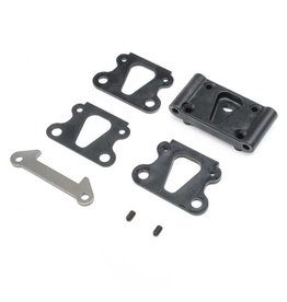 Team Losi Racing Front Pivot, w/Brace & Kick Shims: All 22