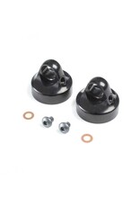 Team Losi Racing Domed Bleeder Shock Caps, Aluminum, G3 (2): 22