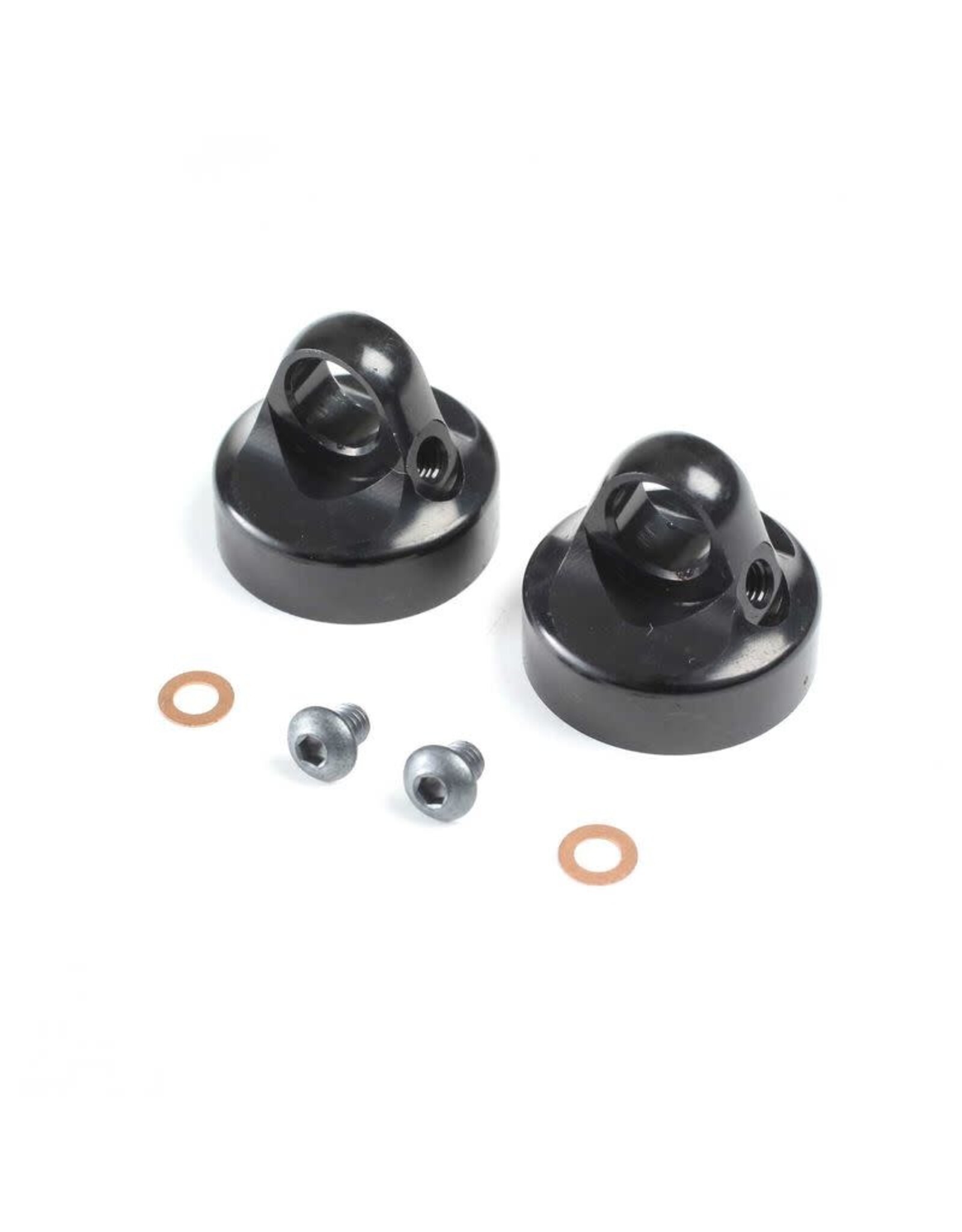 Team Losi Racing Domed Bleeder Shock Caps, Aluminum, G3 (2): 22