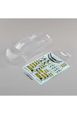 Team Losi Racing Body Set, Clear, w/Stickers: 22T 4.0