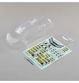 Team Losi Racing Body Set, Clear, w/Stickers: 22T 4.0