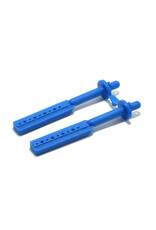 RPM Long Body Mounts - Blue fits all T/E-Maxx for use with RPM Shock Towers only