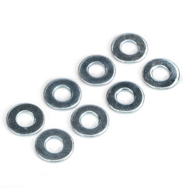 Dubro Washers,Flat,4mm