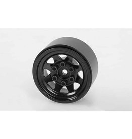RC4WD Stamped Steel 1.0" Stock Beadlock Wheels (Black)