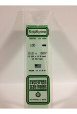 Evergreen STRIPS.010"X.020" (10/PK)
