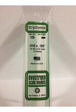 Evergreen STRIPS.010"X.125" (10/PK)