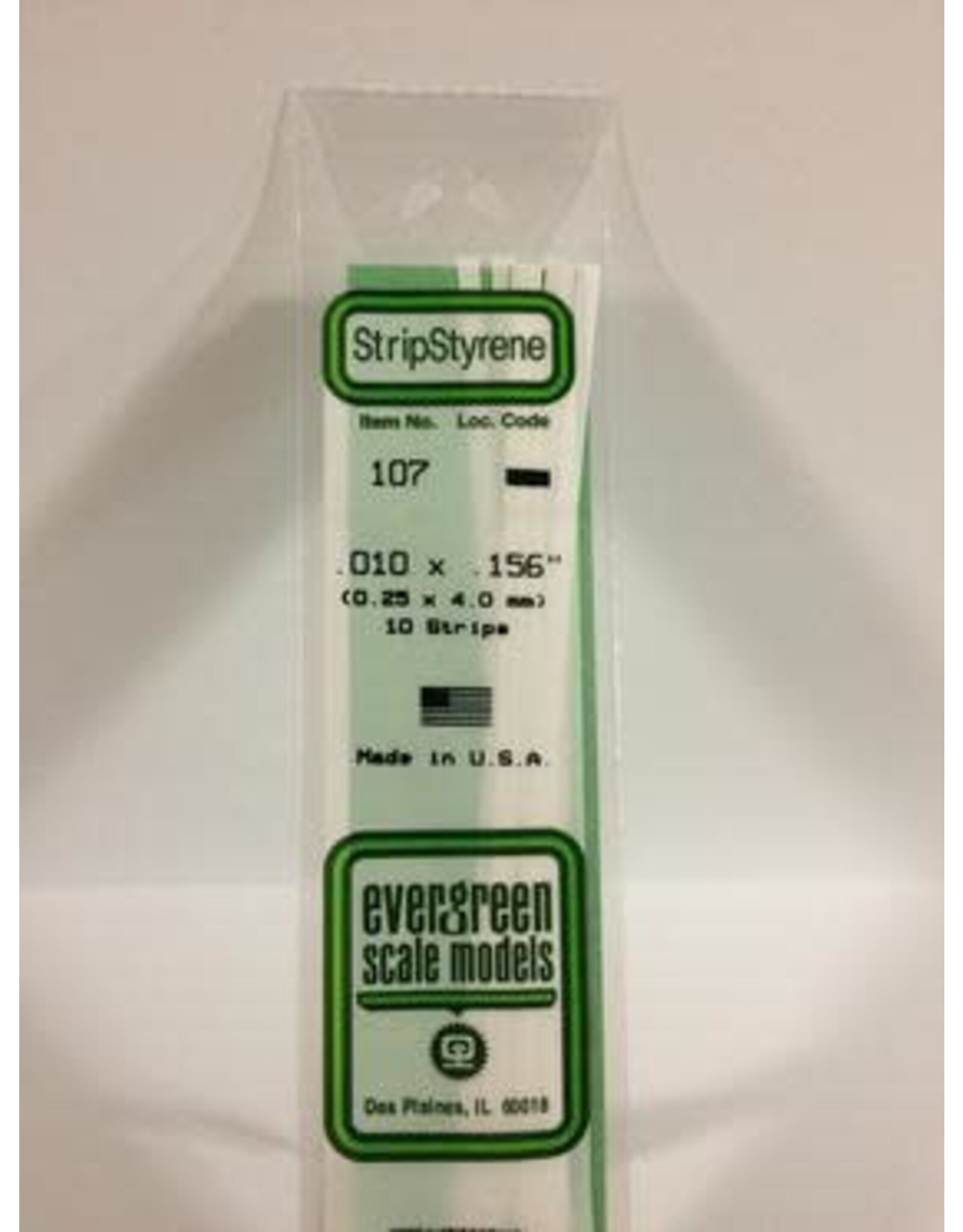 Evergreen STRIPS.010"X.156" (10/PK)