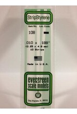 Evergreen STRIPS.010"X.188" (10/PK)