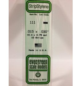 Evergreen STRIPS.015"X.030" (10/PK)