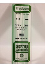 Evergreen STRIPS.015"X.080" (10/PK)