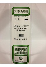 Evergreen STRIPS.015"X.188" (10/PK)
