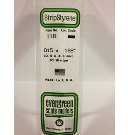 Evergreen STRIPS.015"X.188" (10/PK)