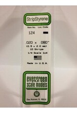 Evergreen STRIPS.020"X.080" (10/PK)