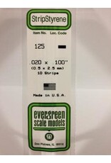 Evergreen STRIPS.020"X.100" (10/PK)