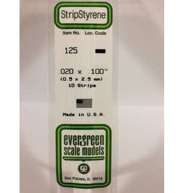 Evergreen STRIPS.020"X.100" (10/PK)