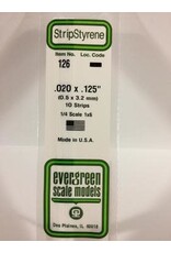 Evergreen STRIPS.020"X.125" (10/PK)