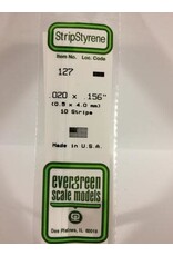 Evergreen STRIPS.020"X.156" (10/PK)