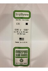 Evergreen STRIPS.030"X.030" (10/PK)