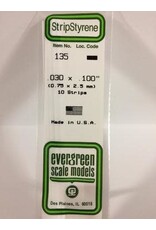 Evergreen STRIPS.030"X.100" (10/PK)