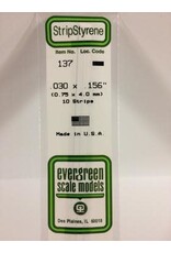 Evergreen STRIPS.030"X.156" (10/PK)