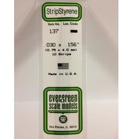 Evergreen STRIPS.030"X.156" (10/PK)